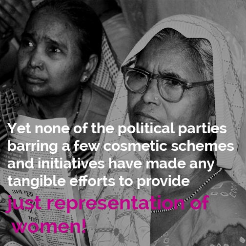 Women reservation bill - a CSR India project to politically empower women