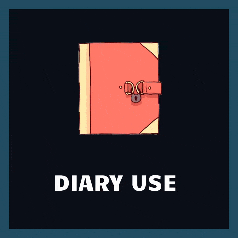 Diary Use- online threat for kids